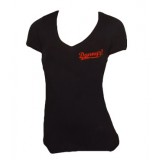 Danny's Venice Deep V Black Women's Tee
